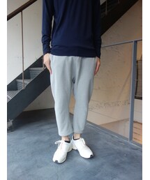 KAZUYUKI KUMAGAI ATTACHMENT | KAZUYUKI KUMAGAI　KP52-087　ハイバルキーCo/Ac裏毛サルエルパンツ(その他パンツ)