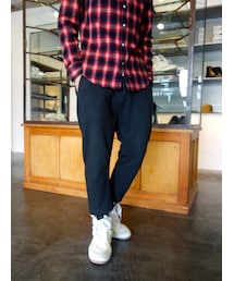KAZUYUKI KUMAGAI ATTACHMENT | KAZUYUKI KUMAGAI　KP52-087　ハイバルキーCo/Ac裏毛サルエルパンツ(その他パンツ)