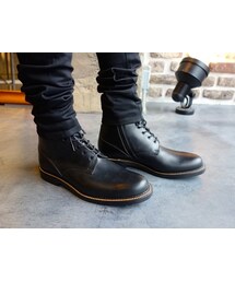 foot the coacher | foot the coacher ZIP UP PLAIN (LEATHER SOLE)(ブーツ)