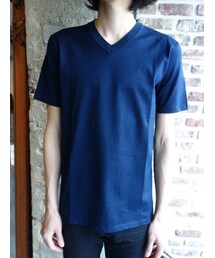 JOHN LAWRENCE SULLIVAN | JOHNLAWRENCESULLIVAN JLS-05-01 VネックTシャツ(Tシャツ/カットソー)