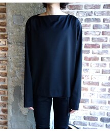 JOHN LAWRENCE SULLIVAN | JOHNLAWRENCESULLIVAN　5A005'16-11　ボートネックカットソー(Tシャツ/カットソー)