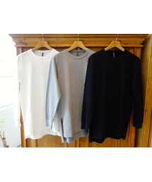 KAZUYUKI KUMAGAI ATTACHMENT | KAZUYUKI KUMAGAI　KJ61-028　20/1度詰天竺クルーネックL/S(Tシャツ/カットソー)