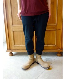 KAZUYUKI KUMAGAI ATTACHMENT | KAZUYUKI KUMAGAI　KP61-012　Co/Ny裏毛サルエルパンツ (その他パンツ)