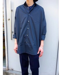 JOHN LAWRENCE SULLIVAN | JOHNLAWRENCESULLIVAN　３A001'16-17　ビックシルエットシャツ(シャツ/ブラウス)