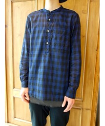 ATTACHMENT | ATTACHMENT　AS61-240　80/-ローンチェックバンドカラーP/OシャツL/S(シャツ/ブラウス)