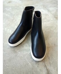 KAZUYUKI KUMAGAI ATTACHMENT | KAZUYUKI KUMAGAI　KA61-032　ホーウィンクロムエクセルワンピースサイドZIPスニーカー(スニーカー)