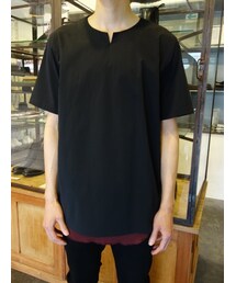 ATTACHMENT | ATTACHMENT　AS61-267　PeストレッチタフタP/OシャツS/S(シャツ/ブラウス)