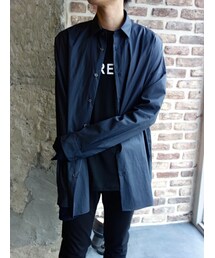 JOHN LAWRENCE SULLIVAN | JOHNLAWRENCESULLIVAN　３A001'16-17　ビックシルエットシャツ(シャツ/ブラウス)