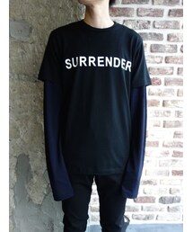 JOHN LAWRENCE SULLIVAN | JOHNLAWRENCESULLIVAN　5A014'16-31　SURRENDER Tシャツ(Tシャツ/カットソー)