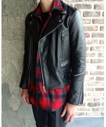 JOHN LAWRENCE SULLIVAN | JOHNLAWRENCESULLIVAN　1B018'16-18　BLOUSON(ライダースジャケット)
