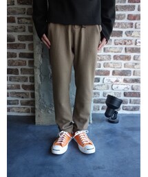 KAZUYUKI KUMAGAI ATTACHMENT | KAZUYUKI KUMAGAI KP62-084 カシミア混ニットフラノサルエルパンツ(その他パンツ)