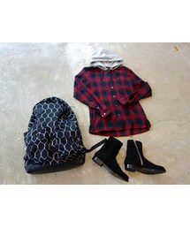 UNUSED | UNUSED　UH0350　BOOTS　COW LEATHER LAMPO ZIPPER(ブーツ)
