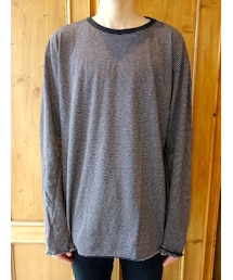 UNUSED | UNUSED US1171 BORDER LONG T-SHIRT(Tシャツ/カットソー)