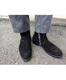 UNUSED | UNUSED UH0350 BOOTS COW LEATHER LAMPO ZIPPER(ブーツ)