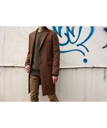 ATTACHMENT | ATTACHMENT　AC62-217　カシミア混平二重メルトンチェスターコート(チェスターコート)