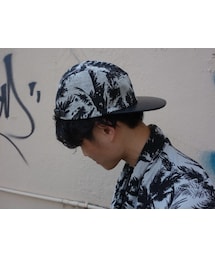 KAZUYUKI KUMAGAI ATTACHMENT | KAZUYUKI KUMAGAI　KA71-117　Li/Coストレッチ度詰天竺リーフptジェットキャップ(キャップ)