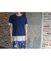 KAZUYUKI KUMAGAI ATTACHMENT | KAZUYUKI KUMAGAI　KJ71-004　80/2度詰天竺クルーネックS/S(Tシャツ/カットソー)