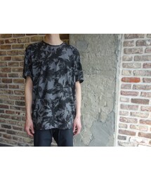 KAZUYUKI KUMAGAI ATTACHMENT | KAZUYUKI KUMAGAI KJ71-085 40/-フレスカ天竺リーフptクルーネックS/S(Tシャツ/カットソー)