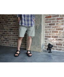 KAZUYUKI KUMAGAI ATTACHMENT | KAZUYUKI KUMAGAI KP71-011 Ny/Coストレッチタッサーサルエルショートパンツ(その他パンツ)