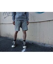 KAZUYUKI KUMAGAI ATTACHMENT | KAZUYUKI KUMAGAI　KP71-011　Ny/Coストレッチタッサーサルエルショートパンツ(その他パンツ)