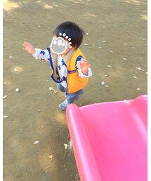 すべり台すべれて大笑い😊 | その他