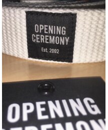 OPENING CEREMONY | ベルト
