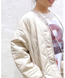 niko and... | 配色キルティングジャケット(ジャケット/アウター)