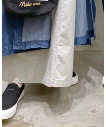 niko and... | ツイルストレートロングジャンパースカート(ジャンパースカート)