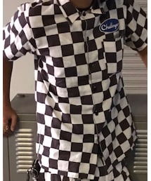 尊敬→長瀬智也｜CHALLENGERのシャツ/ブラウスを使ったコーディネート