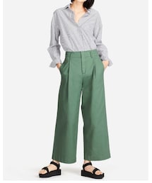 UNIQLO | ハイウエストチノワイドパンツ(チノパンツ)