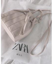 ZARA | ミニシームバケットバッグ/6802/610(バッグ)