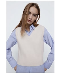 ZARA | ニットベスト(ベスト)
