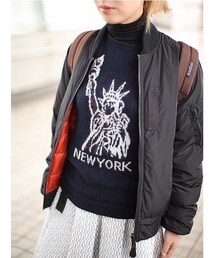 ネイビーニット(ニット/セーター)