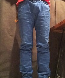 NANO universe | 青カラーパンツ(デニムパンツ)