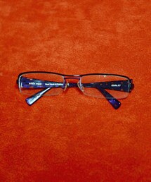 alain mikli | アランミクリらしい鮮やかな紫チェック柄(メガネ)