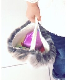 おはなや | ハンドメイド🤤ファーバッグ(ハンドバッグ)