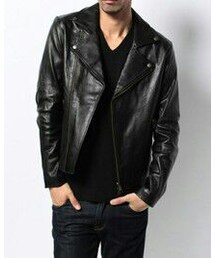 URBAN RESEARCH | ゴートレザー ダブルライダース(ライダースジャケット)