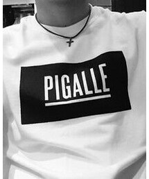 PIGALLE | PIGALLE Box logo T(Tシャツ/カットソー)