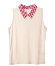 w closet | 襟付きノースリーブプルオーバー(Tシャツ/カットソー)