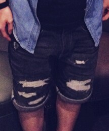 REPUTATION | 破壞牛仔短褲(デニムパンツ)