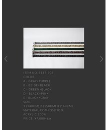 ETHOSENS | ベルト