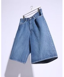 AURALEE | 【AURALEE for ADAM ET ROPE'】550 DENIM SHORTS（品番：GKS10310）(パンツ)
