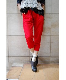 タッククロップドパンツ(その他パンツ)