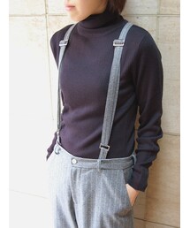 リブタートルネック(ニット/セーター)