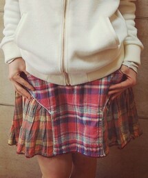 hippiness | チェックギャザースカート(スカート)