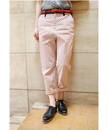 プリントテーパードパンツ(その他パンツ)