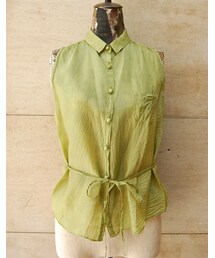 hippiness | キュプラノースリーブシャツ(シャツ/ブラウス)