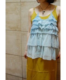 RehersalL | コットンオーガンジーホルター(キャミソール)