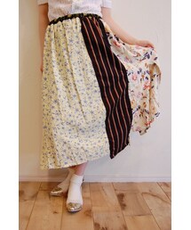 RehersalL | フラワーパッチワークスカート(スカート)