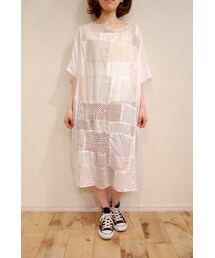 RehersalL | パッチワークワイドワンピース(ワンピース)